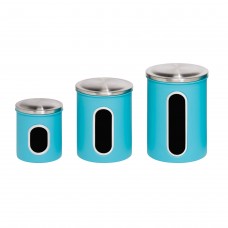 Honey Can Do Nested 3 Piece Kitchen Canister Set HCD2383